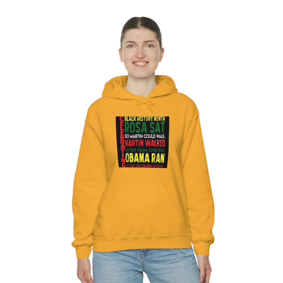 Celebrating Black History Month Unisex Heavy Blend™ Hooded Sweatshirt