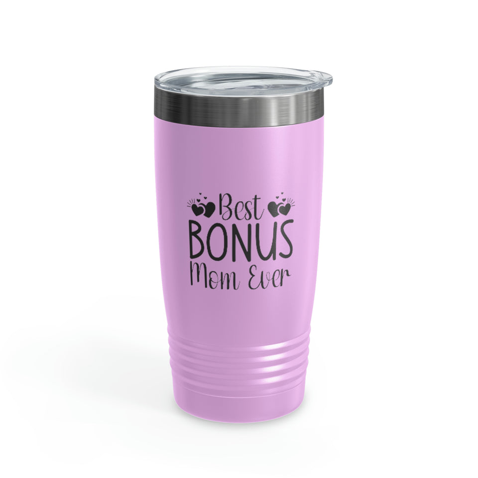 Best Bonus Mom Ever Ringneck Tumbler, 20oz