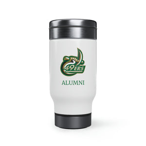 UNCC ALUMNI Stainless Steel Travel Mug with Handle, 14oz