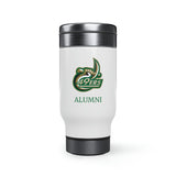UNCC ALUMNI Stainless Steel Travel Mug with Handle, 14oz