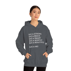 SHE IS Unisex Heavy Blend™ Hooded Sweatshirt