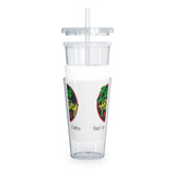 Black Nurses Matter Plastic Tumbler with Straw