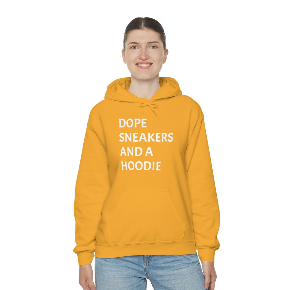 DOPE SNEAKERS AND A HOODIEUnisex Heavy Blend™ Hooded Sweatshirt