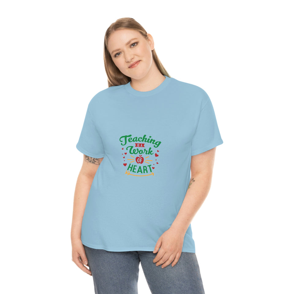 Work of Heart Cotton Tee