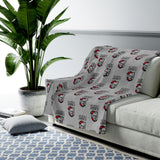 Belmont Abbey Velveteen Plush Blanket