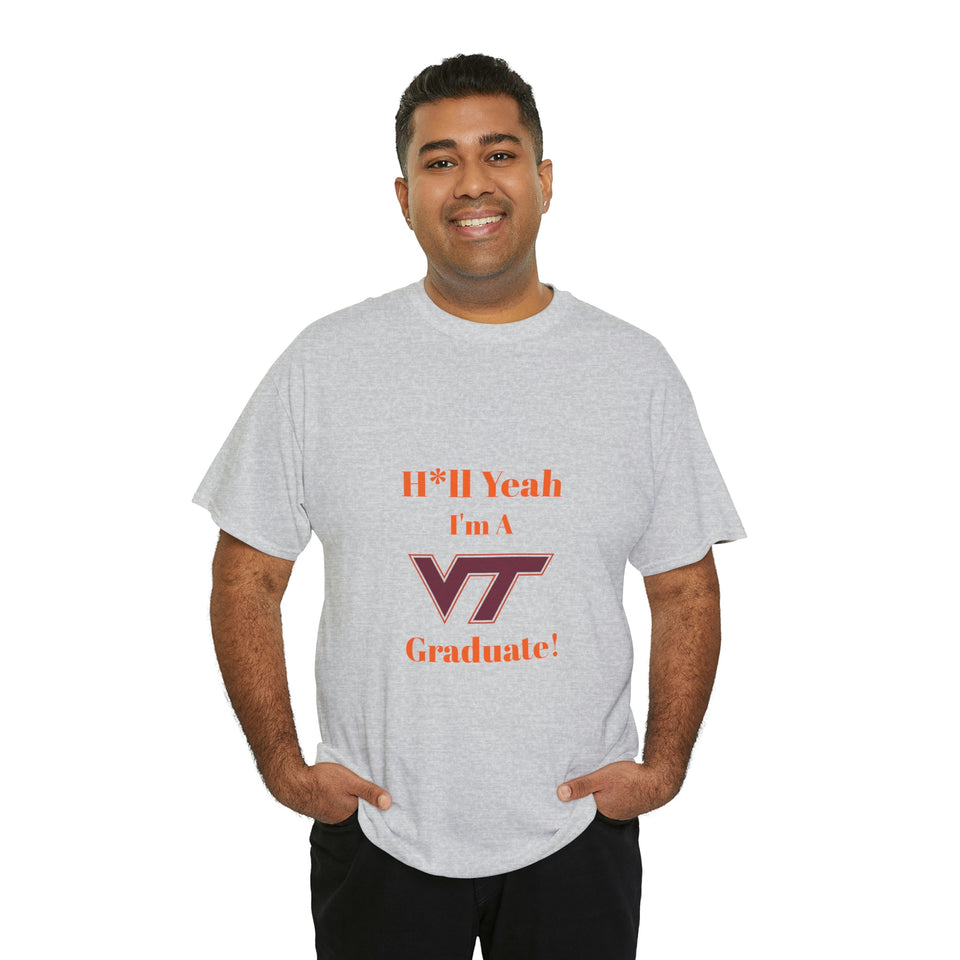 H*ll Yeah! Virginia Tech Unisex Heavy Cotton Tee