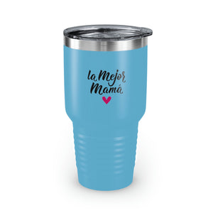 The Best Mom Ringneck Tumbler, 30oz