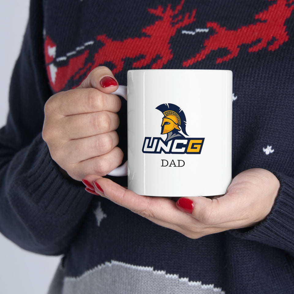 UNCG Dad Ceramic Mug 11oz