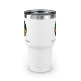 Black Police Officers Matter Ringneck Tumbler, 30oz