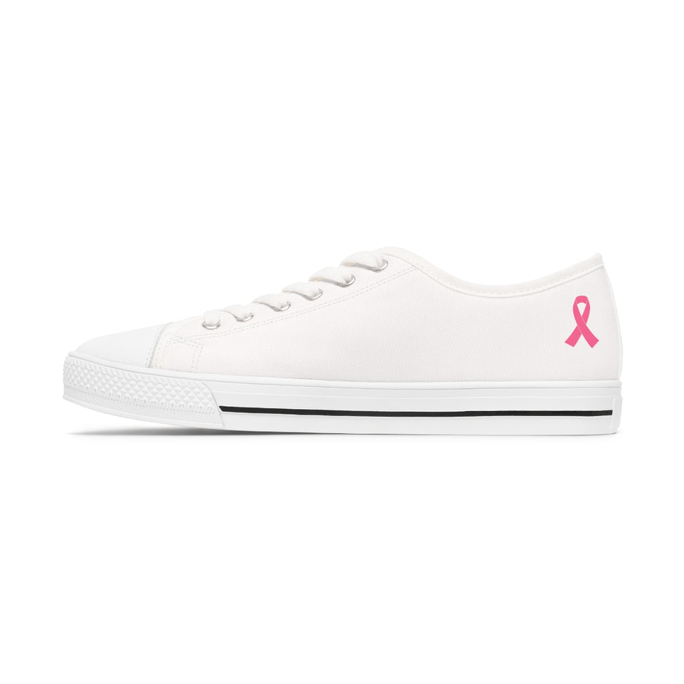 Breast Cancer Awareness Low Top Sneakers