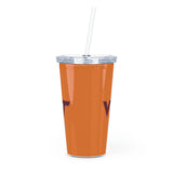 Virginia Tech Plastic Tumbler with Straw