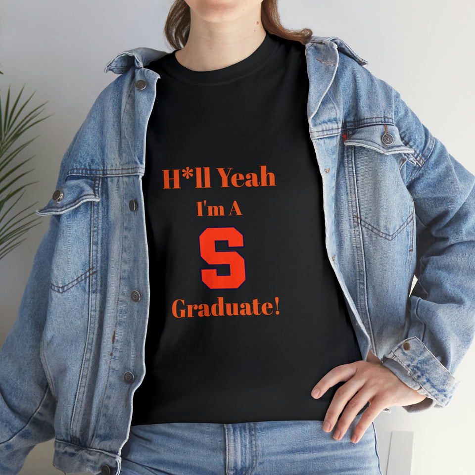 H*ll Yeah! Syracuse University Unisex Heavy Cotton Tee