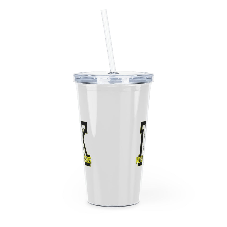 Kings Mountain High School Plastic Tumbler with Straw