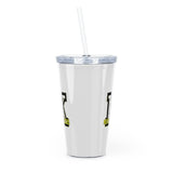 Kings Mountain High School Plastic Tumbler with Straw