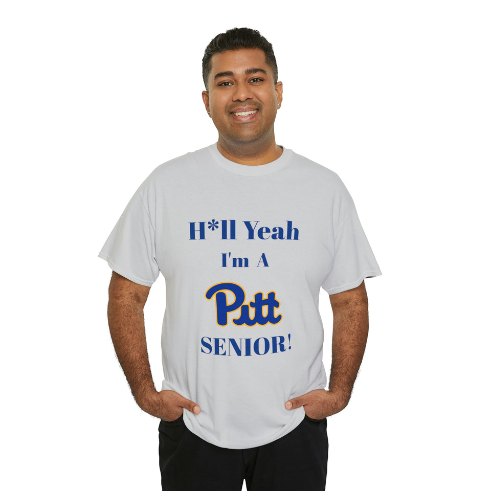 H*ll Yeah! University of Pittsburgh Senior Unisex Heavy Cotton Tee