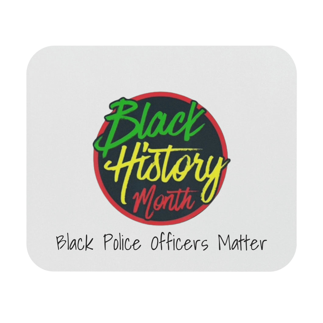 Black Police Officers Matter Mouse Pad (Rectangle)