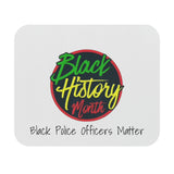 Black Police Officers Matter Mouse Pad (Rectangle)