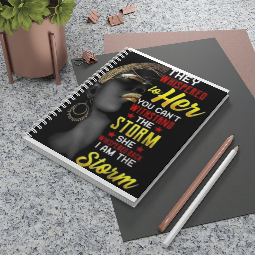 They Whispered Spiral Notebook