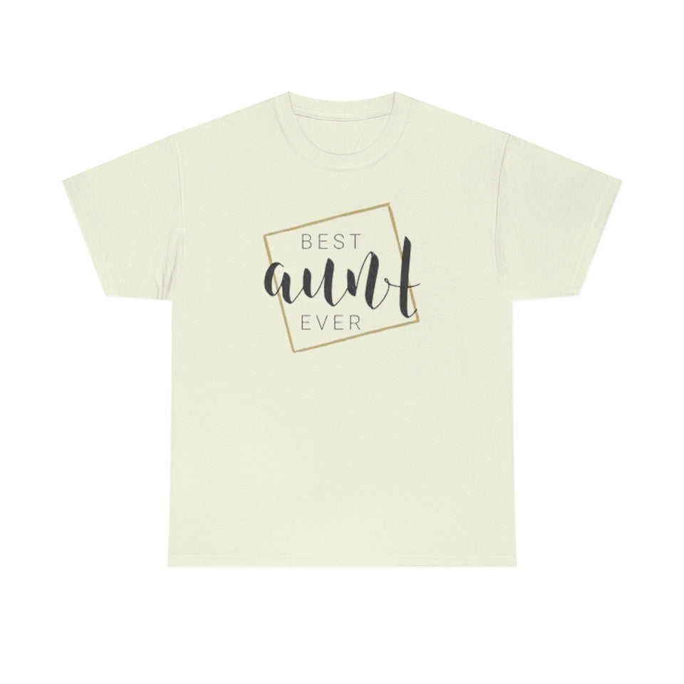 Best Aunt Ever Unisex Heavy Cotton Tee