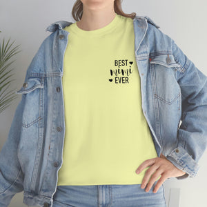 Best Mimi Ever Unisex Heavy Cotton Tee