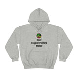 Black Yoga Instructors Matter Hooded Sweatshirt