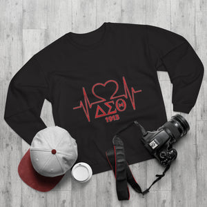 Delta Heartbeat Unisex Crew Neck Sweatshirt