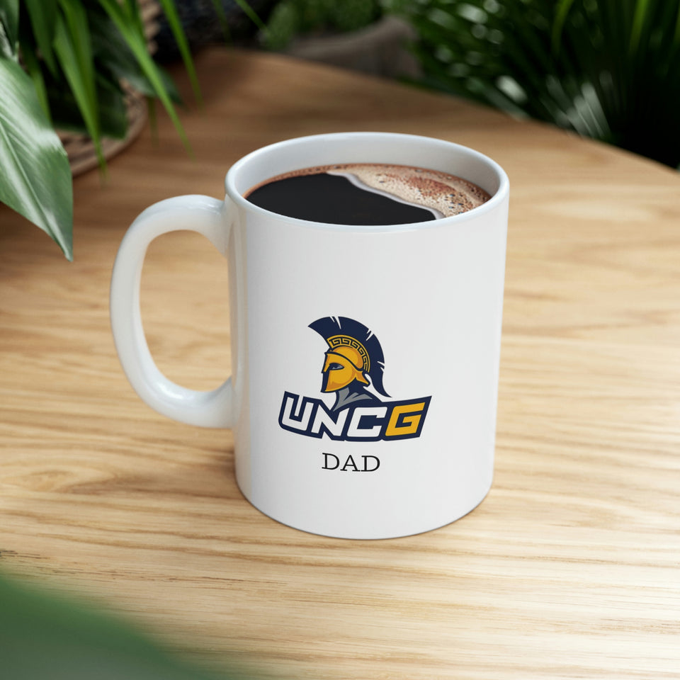 UNCG Dad Ceramic Mug 11oz