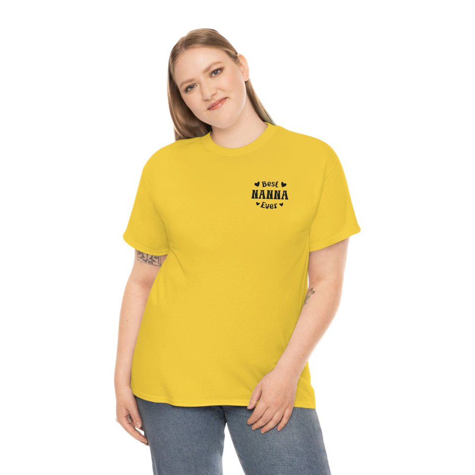 Best Nanna Ever Unisex Heavy Cotton Tee