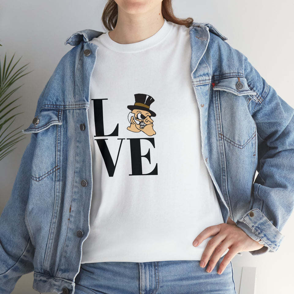 LOVE Wake Forest Unisex Heavy Cotton Tee