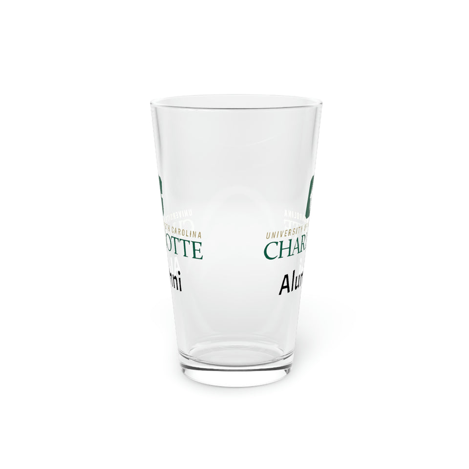 UNCC Alumni Pint Glass, 16oz