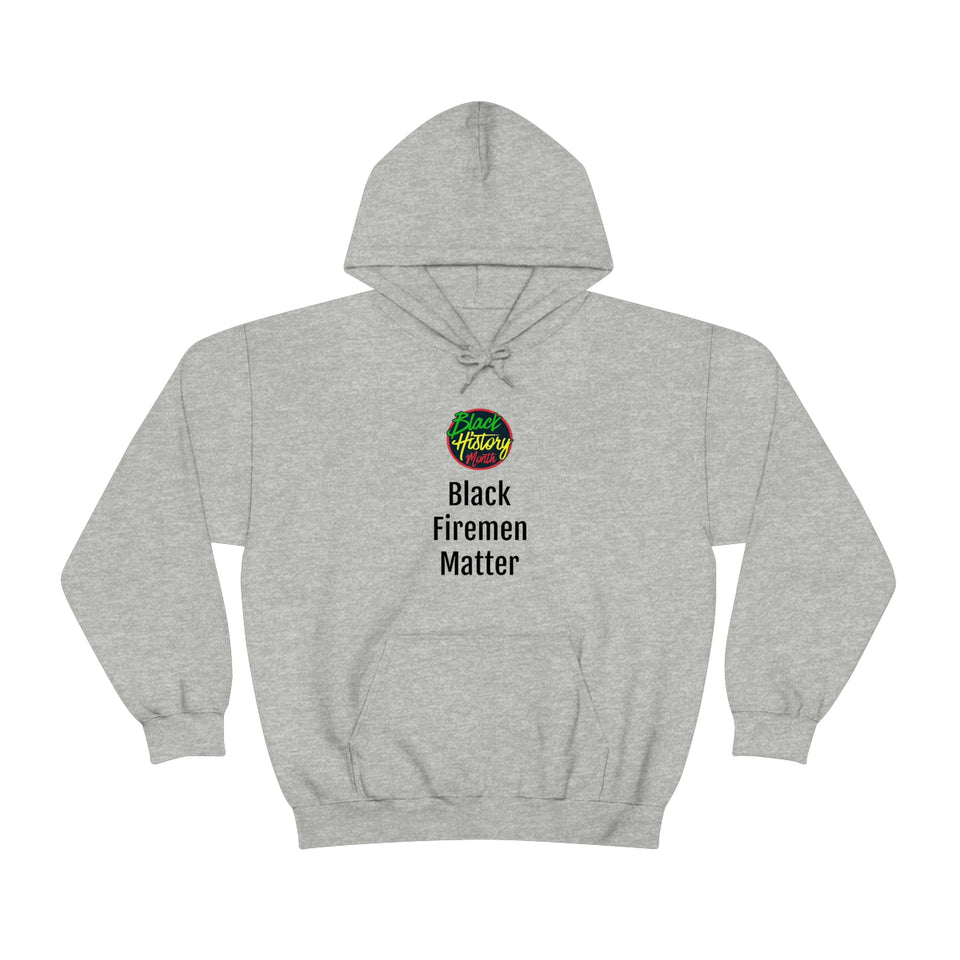 Black Firemen Matter Hooded Sweatshirt