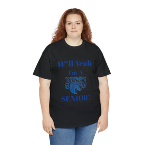H*ll Yeah! Fayetteville State Broncos Senior Unisex Heavy Cotton Tee