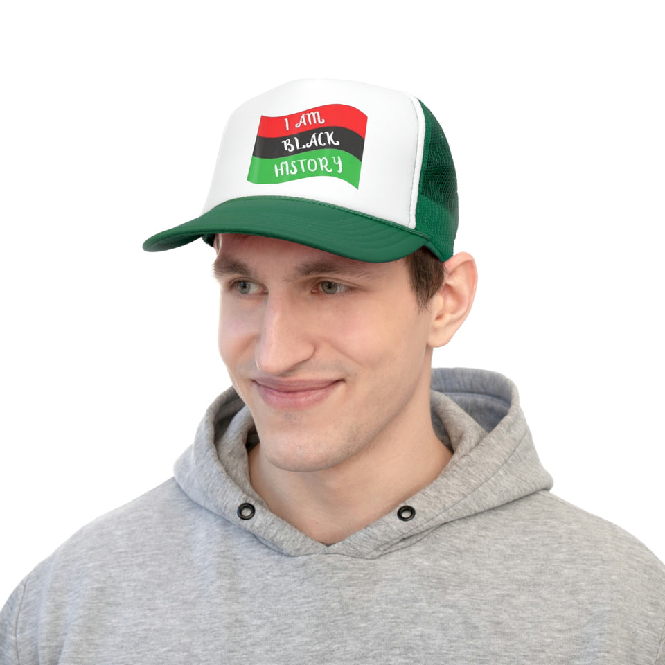 I Am Black History Trucker Caps