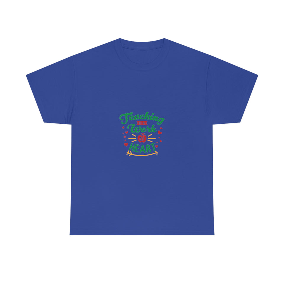 Work of Heart Cotton Tee
