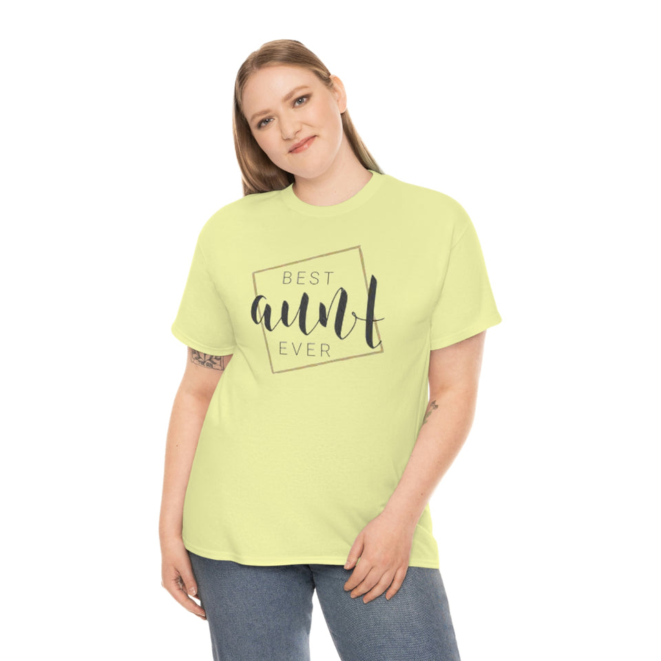 Best Aunt Ever Unisex Heavy Cotton Tee