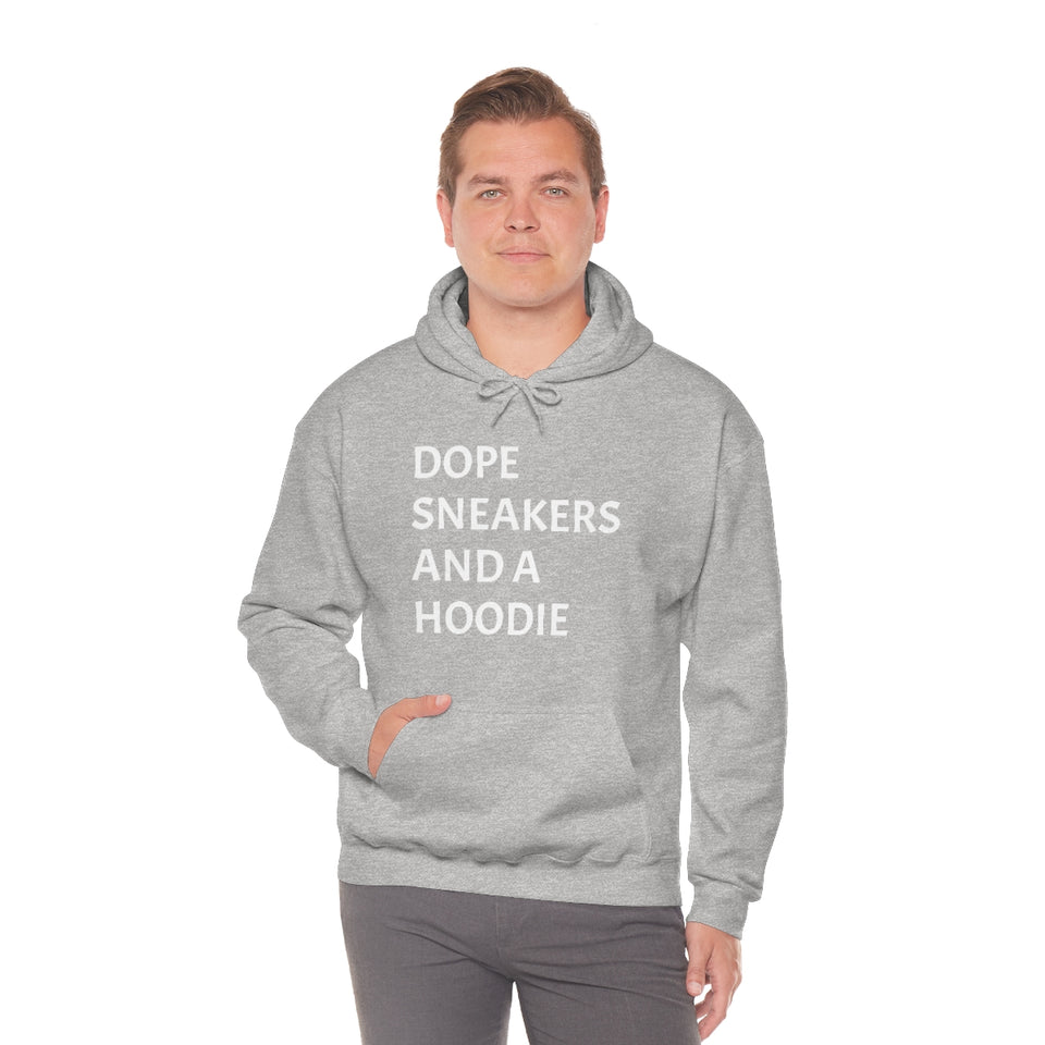 DOPE SNEAKERS AND A HOODIE Unisex Heavy Blend™ Hooded Sweatshirt