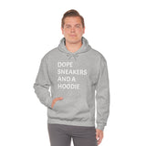 DOPE SNEAKERS AND A HOODIE Unisex Heavy Blend™ Hooded Sweatshirt