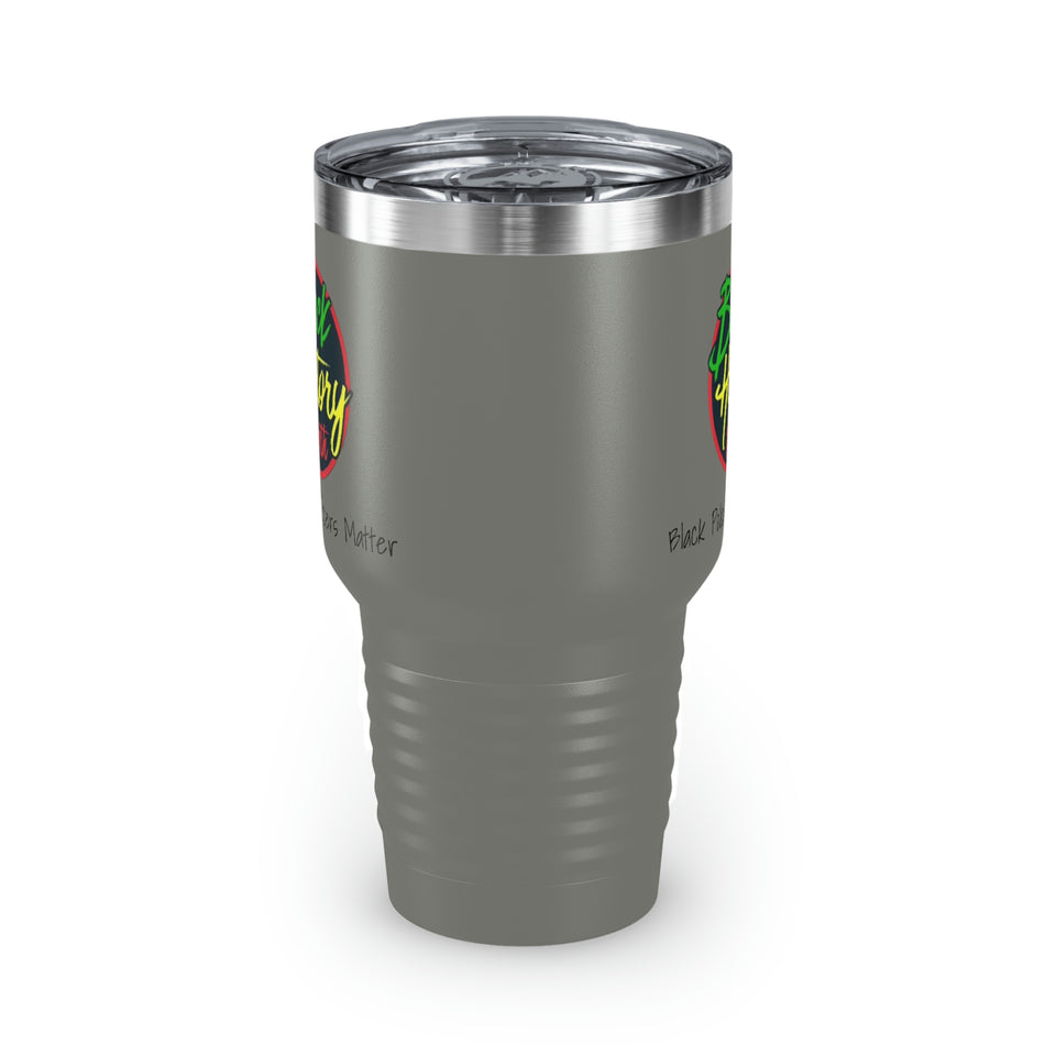 Black Police Officers Matter Ringneck Tumbler, 30oz