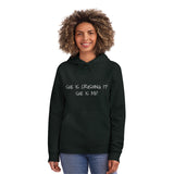 She Is Crushing It She Is Me Unisex Drummer Hoodie