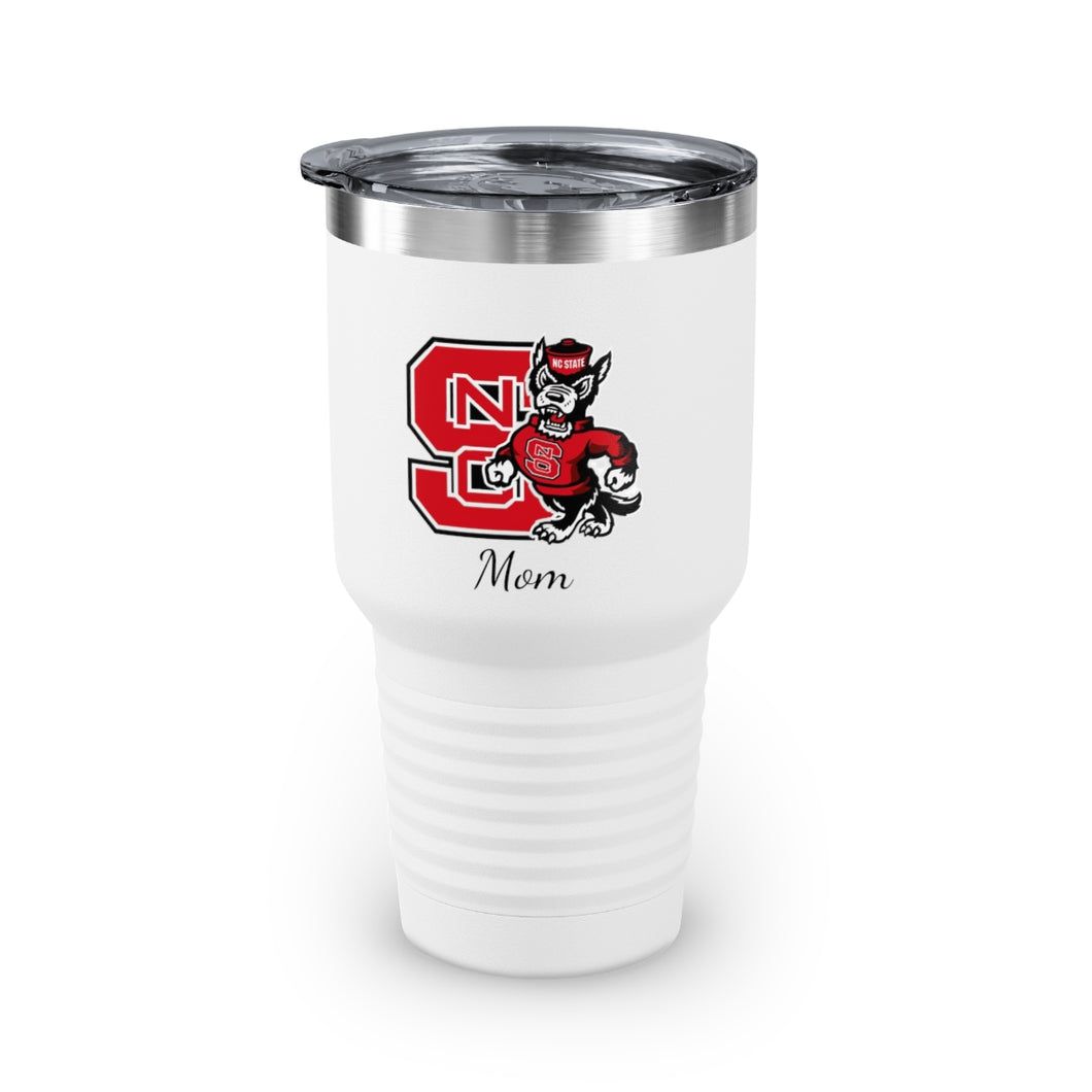 NC State Mom Ringneck Tumbler, 30oz