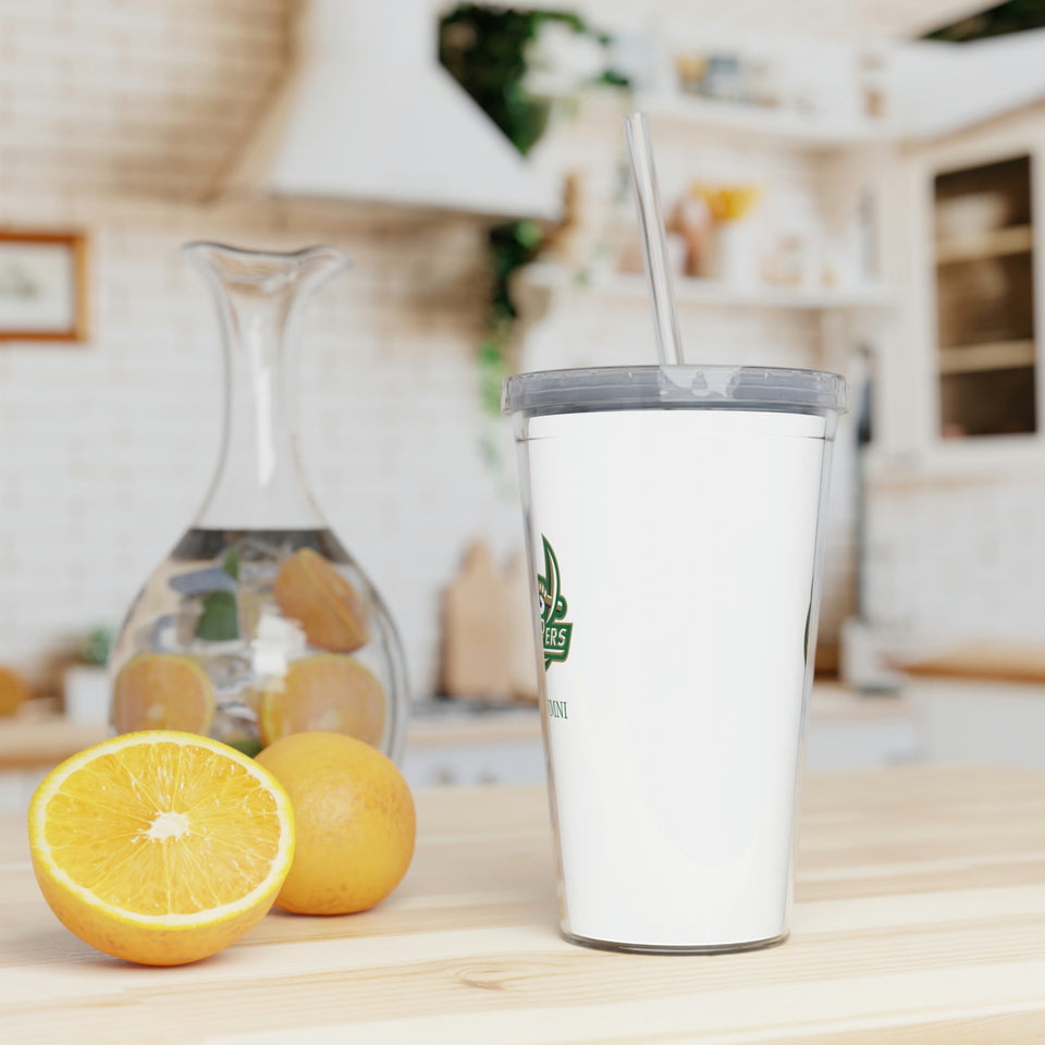 UNCC ALUMNI Plastic Tumbler with Straw