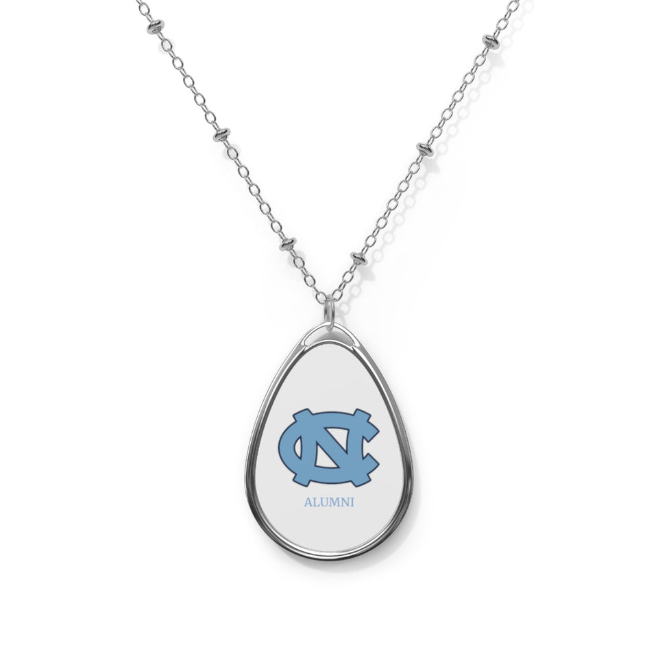 UNC Alumni Oval Necklace