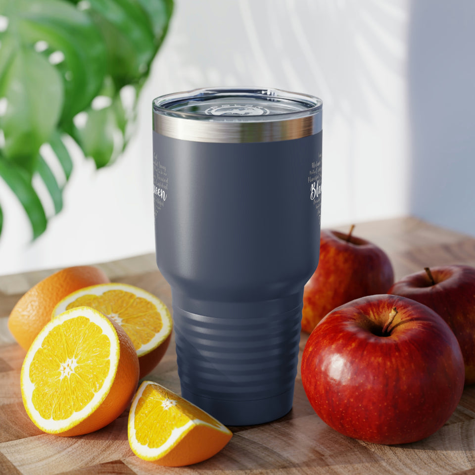 Black Queen Ringneck Tumbler, 30oz
