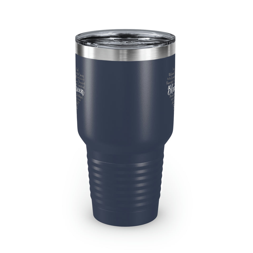 Black Queen Ringneck Tumbler, 30oz