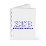 Zeta Phi Beta Spiral Notebook