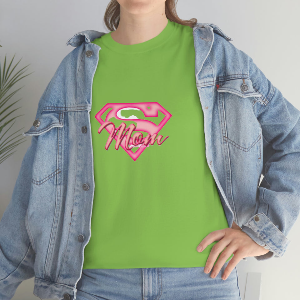 Today's Single Mom Superwoman Unisex Heavy Cotton Tee
