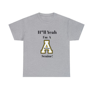 H*ll Yeah! App State Senior Unisex Heavy Cotton Tee