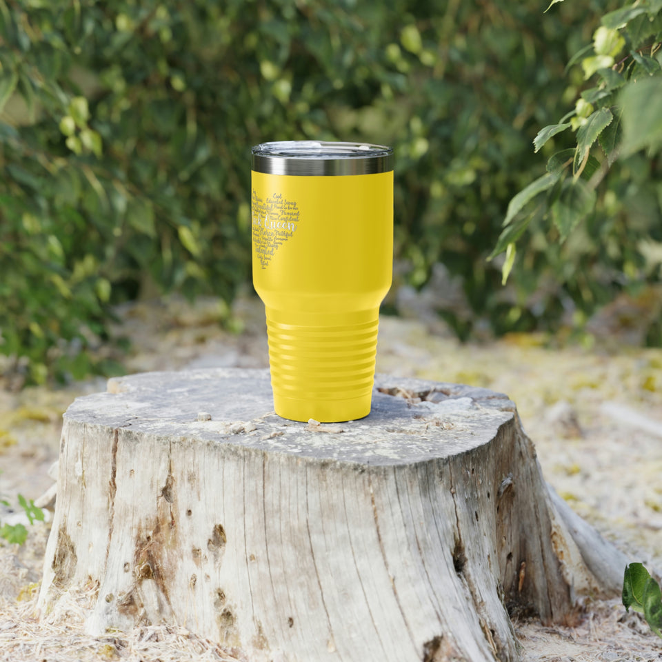 Black Queen Ringneck Tumbler, 30oz