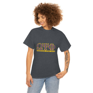 Omega Psi Phi Unisex Heavy Cotton Tee