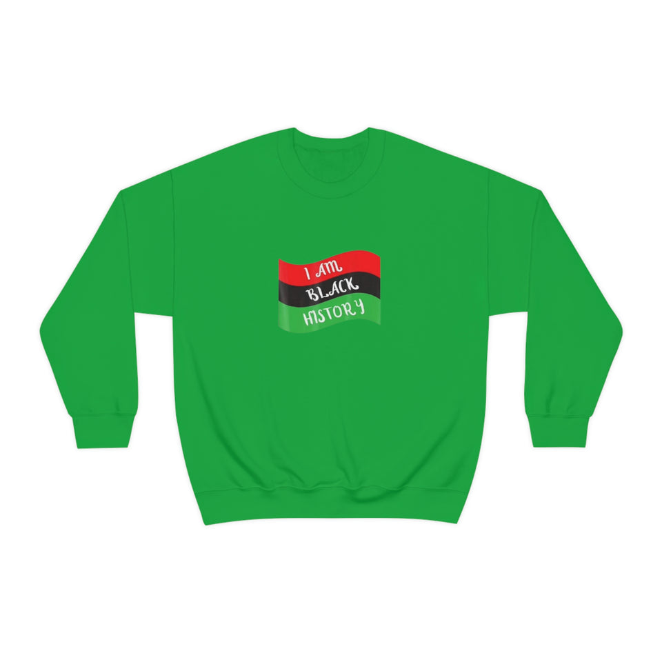 I Am Black History Unisex Heavy Blend™ Crewneck Sweatshirt